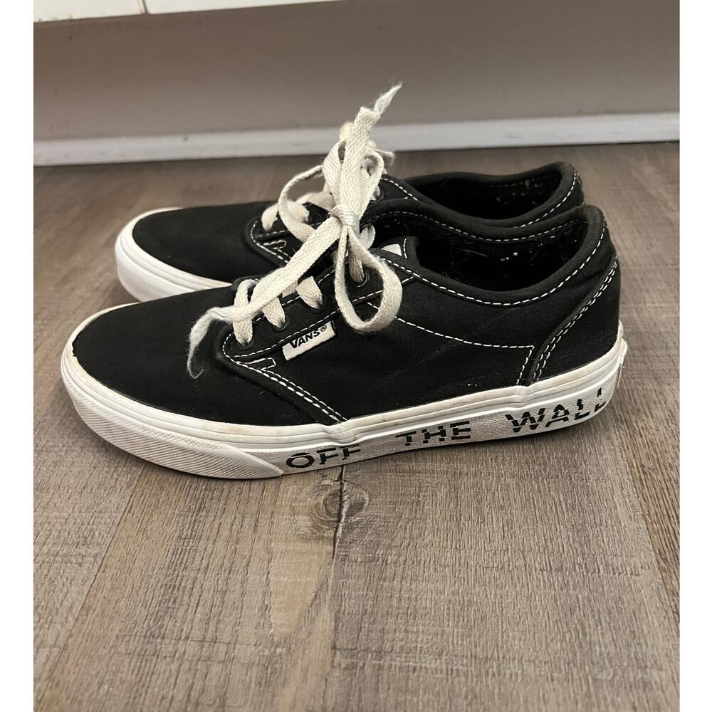 Vans Off the Wall Black Kids Sneakers